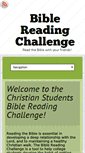 Mobile Screenshot of biblereadingchallenge.com