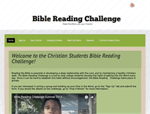 Tablet Screenshot of biblereadingchallenge.com